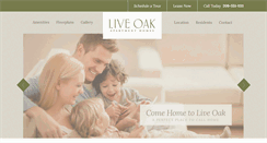 Desktop Screenshot of liveatliveoak.com