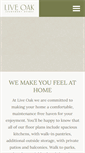 Mobile Screenshot of liveatliveoak.com